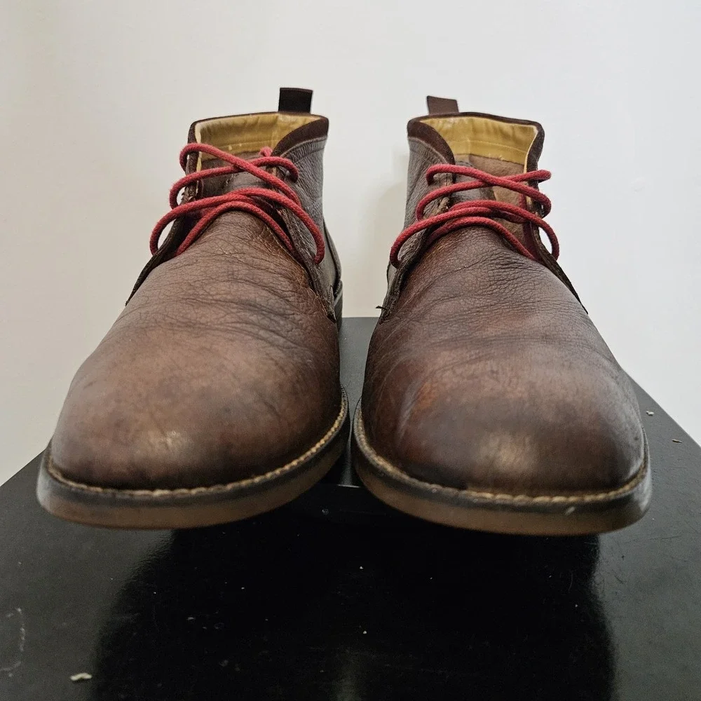 Cole Haan Curtis‎ Chukka II Boots Leather Casual Dress Men 10.5M Brown